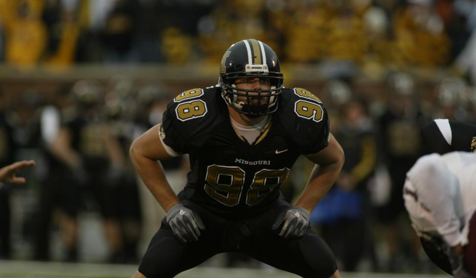 Image: Clint Matthews playing football