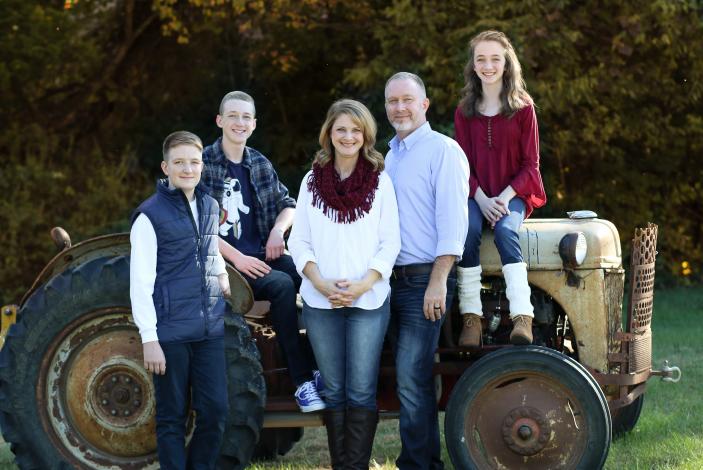 Wayne Keene and his Family