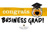 Graphic: Congrats Business Grad