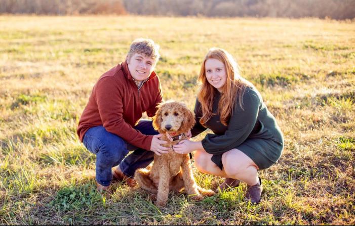 Jordan Duenckel and his fiancée