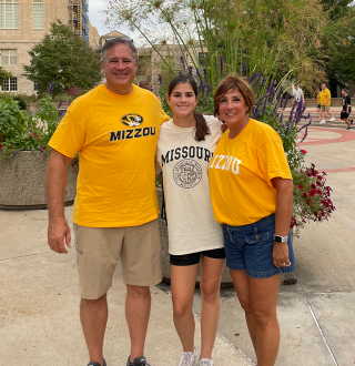 Grace Casey with family