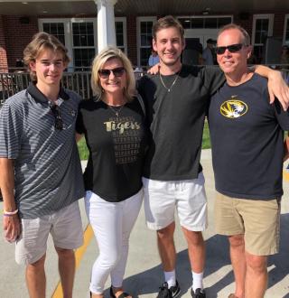 Brad Bauer and family